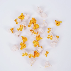 Hyper-realistic popcorn resin beads with drill holes for DIY jewelry and crafts making
