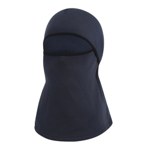 Thick navy blue knitted balaclava for windproof winter protection and outdoor sports