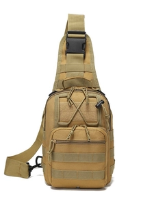 Tactical Chest Bag For Men Oxford Waterproof Camouflage Outdoor Sports Sling Bag With MOLLE System Military Crossbody