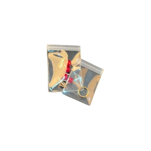 Moisture-proof EVA ziplock bags for protecting jewelry earrings and rings from oxidation