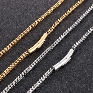 Détails de colliers de 3mm en or et argent avec fermoirs magnétiques élégants