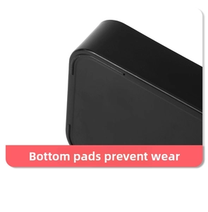 Detail of the anti-slip base pads protecting surfaces from scratches on the jewelry rack
