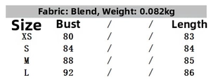 Size guide for women's lace bodysuit top featuring fabric details and measurements