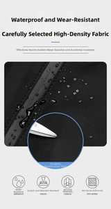 Detailed view of high-density waterproof oxford fabric showing scratch resistance
