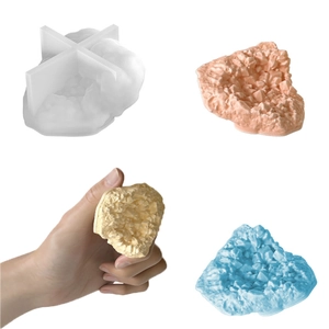 3D Rock Crystal Cluster Silicone Mold For DIY Resin Crafting Plaster Making Baking Aromatherapy Modern Minimalist