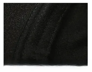 Detail of the thickened sweatband and triple-stitched seams inside the men's winter cap