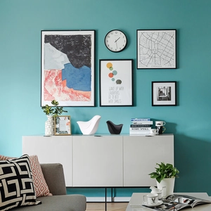 Moderne schwarz-weiße minimalistische Vogelstatuen aus Keramik für nordisches Dekor