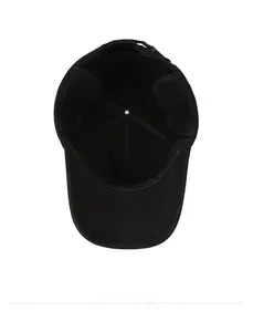 Internal view of the winter baseball cap featuring folding ear flaps and fleece lining