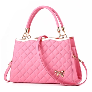 Sac À Main Matelassé En Cuir PU Pour Femmes Avec Décoration Noeud Doré Sac Bandoulière Tendance Pour Dames