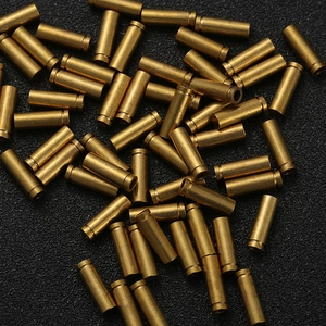 Precision machined brass cylindrical hardware components with grooved design for industrial DIY