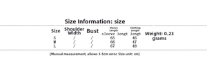 Detailed size chart for elegant V-neck batwing top including sleeve and length measurements