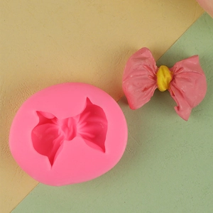 3D Bowknot Silicone Mold For Fondant Chocolate DIY Baking Resin Clay Crafting Decorative Tools