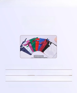 Detailed chart showing variety of colorful satin drawstring bags for jewelry storage