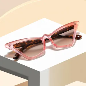 Cat Eye Sunglasses Retro Small Frame PC Resin Lens UV400 Protection Candy Color Fashion Accessories For Women