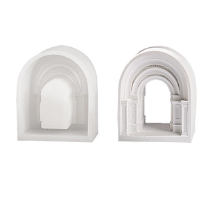 Gothic arch architecture silicone mold for DIY aroma stones and handmade candle casting