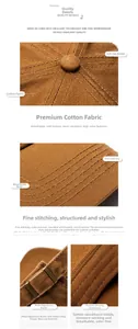 Detail of adjustable metal buckle and breathable twill cotton texture on baseball cap