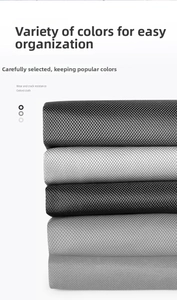 Close-up of durable Oxford cloth texture showing high-density weave and fabric layers