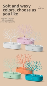 Selection of Nordic deer jewelry organizers in six different Morandi color options