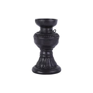 Modèle de lampe à pétrole vintage en résine avec gravure rétro pour décoration