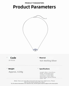 Detailed specifications of S925 silver Evil Eye necklace with 5A zircon and 18K plating