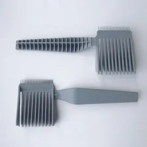 Professional Barber Fade Comb ABS Plastic Curved Flat Top Haircut Guide Tool For Men Hair Styling