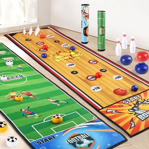 Portable Children Tabletop Game Interactive Felt Plastic Sports Field Battle Board Game For Parent Child Indoor Activity