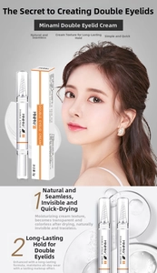 Detailed view of the 3g double eyelid styling cream pen and natural invisible eye makeup