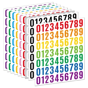 Waterproof Vinyl Numbers Stickers Self Adhesive Decals For Mailbox Scrapbooking Organizing Office Home Decor