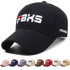 Baseball Cap Polyester Letter Embroidery Curved Brim Adjustable Sun Protection Sport Casual Streetwear Unisex