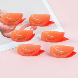 Realistic artificial tomato slices set of 6 for photography props and decor