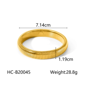 Detailed technical view of a 1.19cm wide golden textured titanium steel snake chain bracelet