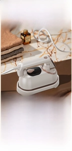 Specifications of portable 1200W handheld garment steamer with 140ml water tank capacity