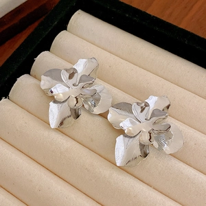 Boucles Oreilles Pendantes Fleurs Pompons Strass Cristal Synthétique Künstliche Perle Élégante Bijoux Mode Pour Femmes