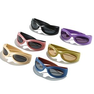 Polarized cat eye sports sunglasses for men and women in six assorted colors