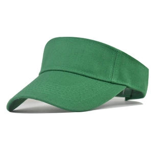 Detailaufnahme der grünen Sonnenblende mit hochwertigem Twill-Stoff und feinen Nähten