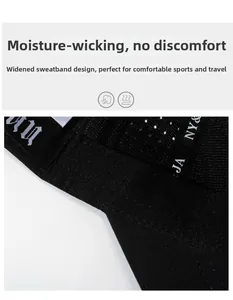 Detail of breathable mesh fabric and wide moisture-wicking sweatband on a black sports cap