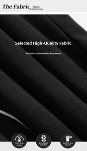 Detailed view of soft black knit fabric texture showing high-quality drape and fine weave