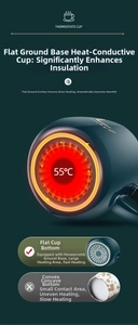 Detail of flat thermal conductive base with 55°C constant temperature heating plate