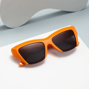 Cat Eye Fashion Sunglasses PC Frame AC Lens UV400 Protection Vintage Square Shades For Men Women Trendy Accessories