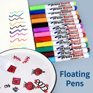 Stylos De Dessin D'eau Flottants Magiques Marqueurs De Tableau Blanc En Plastique Coloré Jouets Éducatifs