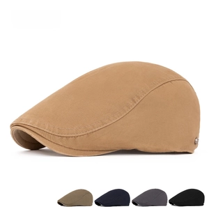 Classic cotton men's khaki ivy cap shown in five colors for outdoor sun protection