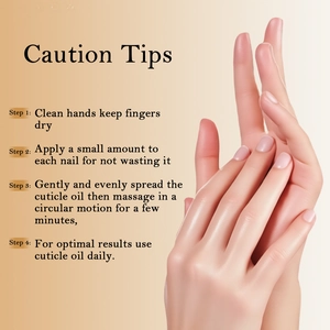 Nourishing cuticle oil essence for nail repair and hydration with step-by-step usage guide