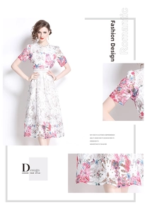 Detailaufnahme der weißen Blumenstickerei und der hohlen Ärmel an diesem Spitzenkleid