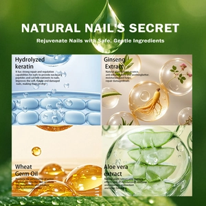 Dettagli sugli ingredienti naturali come ginseng e aloe vera per la cura delle unghie