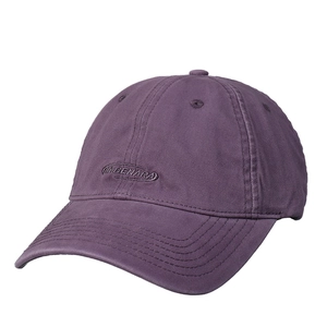 Purple cotton baseball cap with NABENARA embroidery logo shown from a 45-degree angle