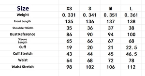 Detailed size guide table for bohemian chiffon maxi dress including XS to L measurements
