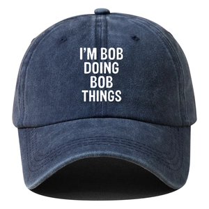 Vintage Washed Polyester Baseball Cap Distressed Dad Hat With Letter Print Adjustable Outdoor Sun Hat For Men And Women