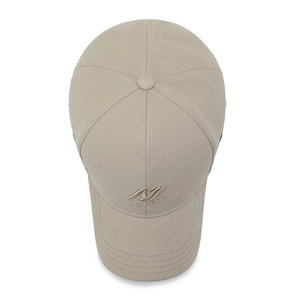 Stylish khaki hard-top baseball cap with Narason 3D embroidery on a white background