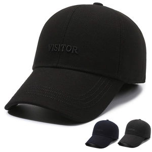 Winter Warm Baseball Cap For Men With Ear Protection Flaps Thickened Cotton Letter Embroidery Outdoor Windproof Peaked Cap Fashion Dad Hat