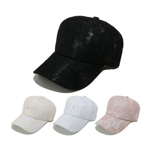 Cappello Da Baseball In Pizzo Floreale Da Donna Traforato Traspirante Protezione Solare Cappello Estivo All'aperto Visiera Curva